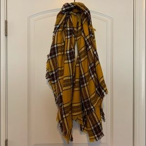 Yellow Blanket Scarf